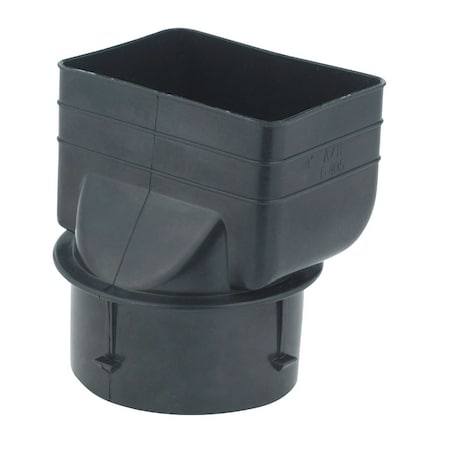 Advanced Drainage Systems Advance Drainage Systems 4-1/4 in. Barb X 3 in. D Barb Polyethylene Downspout Adapter 1 pk 0465AA